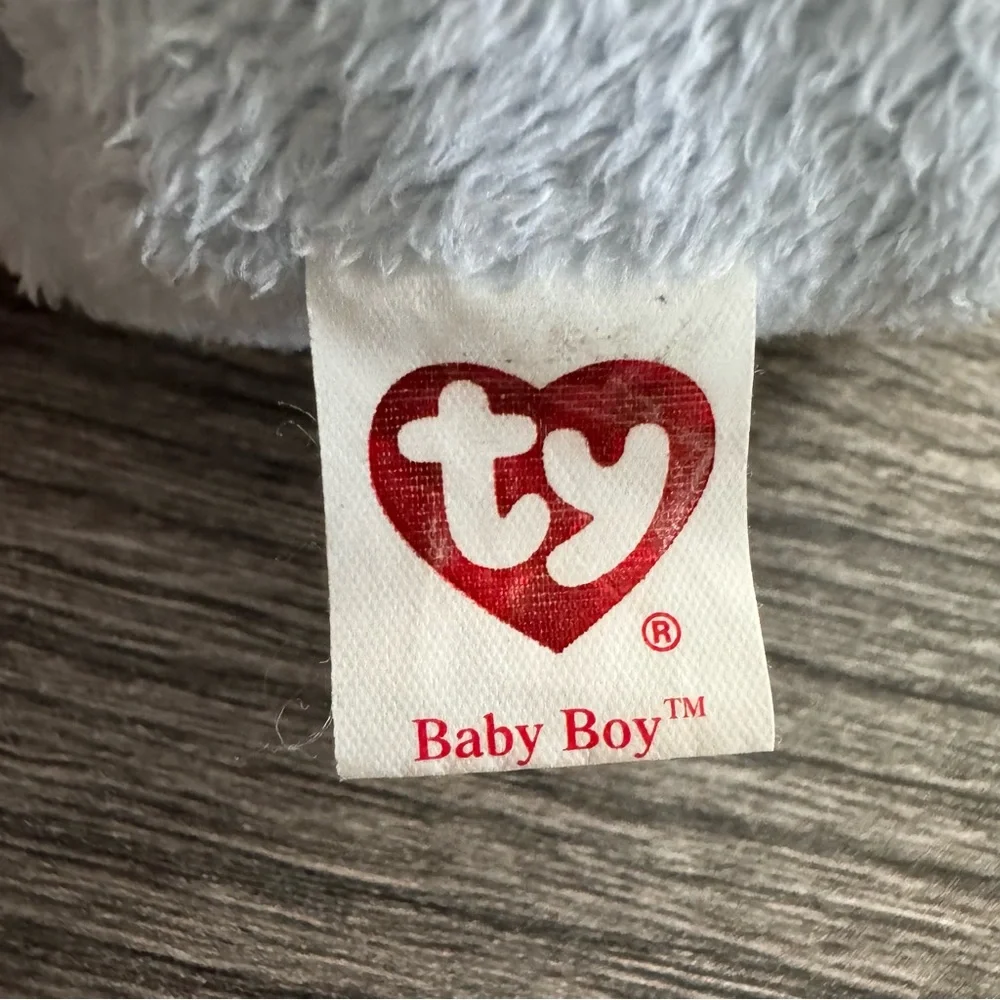 TY Beanie BABY BOY the Bear with PJ hat & Pillow 6.5”  2006 - Picture 8 of 9